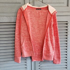 🧡Almost Famous junior's jogging suit, size L, coral, gently worn🧡